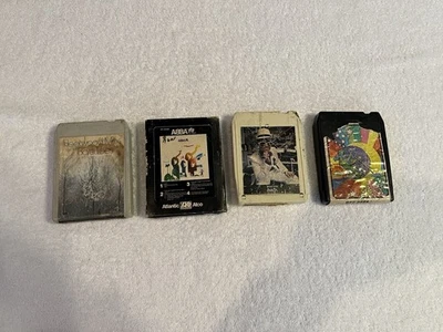 Lot of 4 Tested Classic Rock 8 Track Tape Fleetwood Mac ABBA Elton John Bee Gees - Image 1 of 4