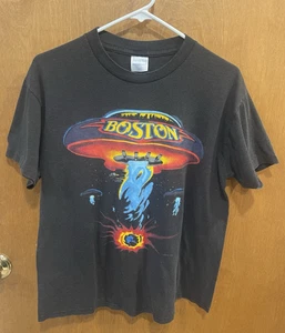 1987 Rare Large Boston US Concert Tour T-Shirt - Picture 1 of 7