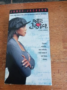Poetic Justice, VHS 1993 Janet Jackson, Tupac Shakur, Rated R, EX TESTED - Picture 1 of 12