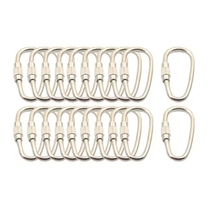 20Pcs Generic Keychain Ring Buckles Set Versatile Quick Link Metal Hook Clip - Picture 1 of 5