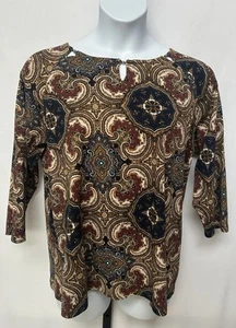 Rafella Studio women's size 3X blouse with paisley print. - Picture 1 of 9
