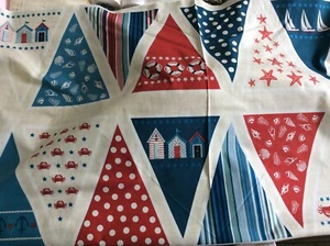 MAKOWER- SEA VIEW BUNTING #1642 PANEL - Picture 1 of 5