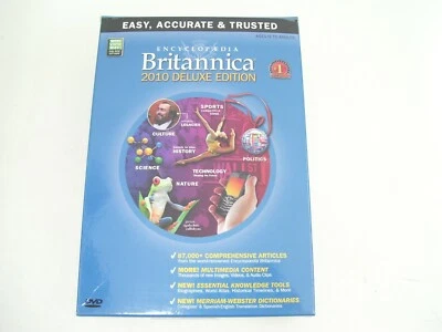 ENCYCLOPEDIA BRITANNICA 2010 DIGITAL DELUXE REFERENCE SUITE DVD SOFTWARE - Image 1 of 4