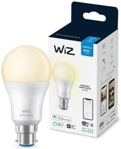 A60 B22 Dimmable Wi-Fi + Bluetooth Smart LED Bulb - Picture 1 of 4