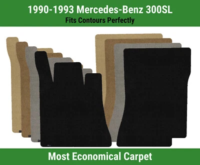 Alfombrillas de primera fila Lloyd Velourtex para Mercedes-Benz 300SL 1990-1993  Foto 1 de 4