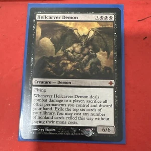 Magic The Gathering Hellcarver Demon Rise of the Eldrazi 113/248 Regular Mythic - Imagen 1 de 1