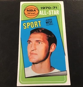 1970 Topps Jerry West #107 All Star. Lakers Hof Ex - Picture 1 of 3