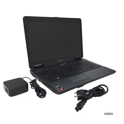Acer Aspire 5516 Laptop AMD Athlon 64 X2 ATI 3GB RAM 640GB HDD Boots/Bios H2951 - Image 1 of 4