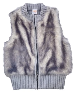 Gymboree girls Size 5 Faux Fur Vest Jacket Children Jacket Kids Clothing Apparel - Picture 1 of 13