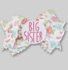 Mud Pie Girls BIG SISTER Floral Hair Bow New with Tags