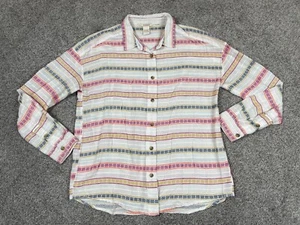 Sundance Shirt Womens XS Button Down Lightweight Preppy Boho Casual Classic Top - Picture 1 of 6