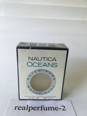 Eau de Toilette Spray NAUTICA OCEANS WATER PURE 3,4 OZ. Spr. SELLADO. 100% REAL Foto 1 de 4