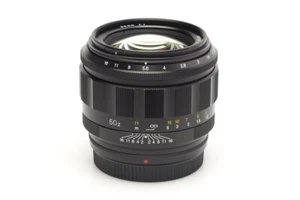 Voigtlander Z-Mount 50mm F1 Nokton Aspherical for Nikon, Black *BRAND NEW* - Picture 1 of 6