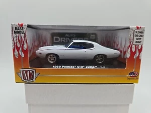 M2 MACHINES AUTO-DRIVERS 1969 PONTIAC GTO JUDGE 1:64 White NEW (bin#1) - Picture 1 of 6