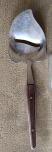 Vtg Teak Japan Cheese Plane Slicer Knife Stainless 18/8 Handle Charcuterie MCM - Picture 1 of 3