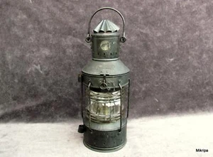 Lámpara de barco original, luz de anclaje, alemán.Brökelmann, Jaeger & Busse-Camerco Brenner, 1920 - Imagen 1 de 1