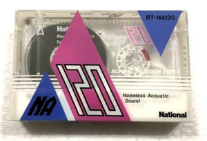 National NA 120 RT-NA120 Audio Cassette Blank Tape Sealed Made in Japan Type I - Bild 1 von 2