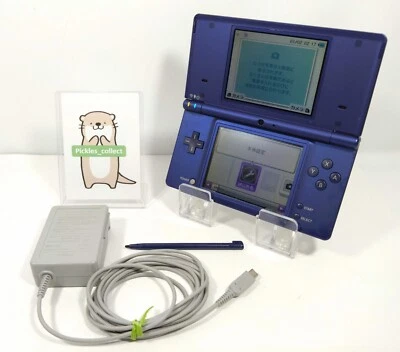 DS i Azul Metálico TWL-001 con Cargador Idioma Japonés Probado Nintendo 0316C Foto 1 de 4