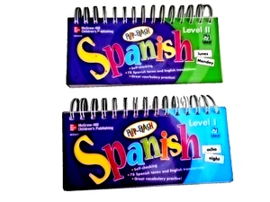 Flip-Flash Spanish (Spiral) Levels 1 & 2 - Picture 1 of 5