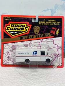 1996 ROAD CHAMPS DIE CAST DELUXE SERIES USPS STEP VAN POSTAL SERVICE #5909 - Picture 1 of 3