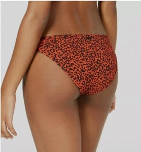 NWOT Volcom S On the Spot Animal Print Strappy Cheeky Bikini Swim Bottom 117458 - Picture 1 of 2