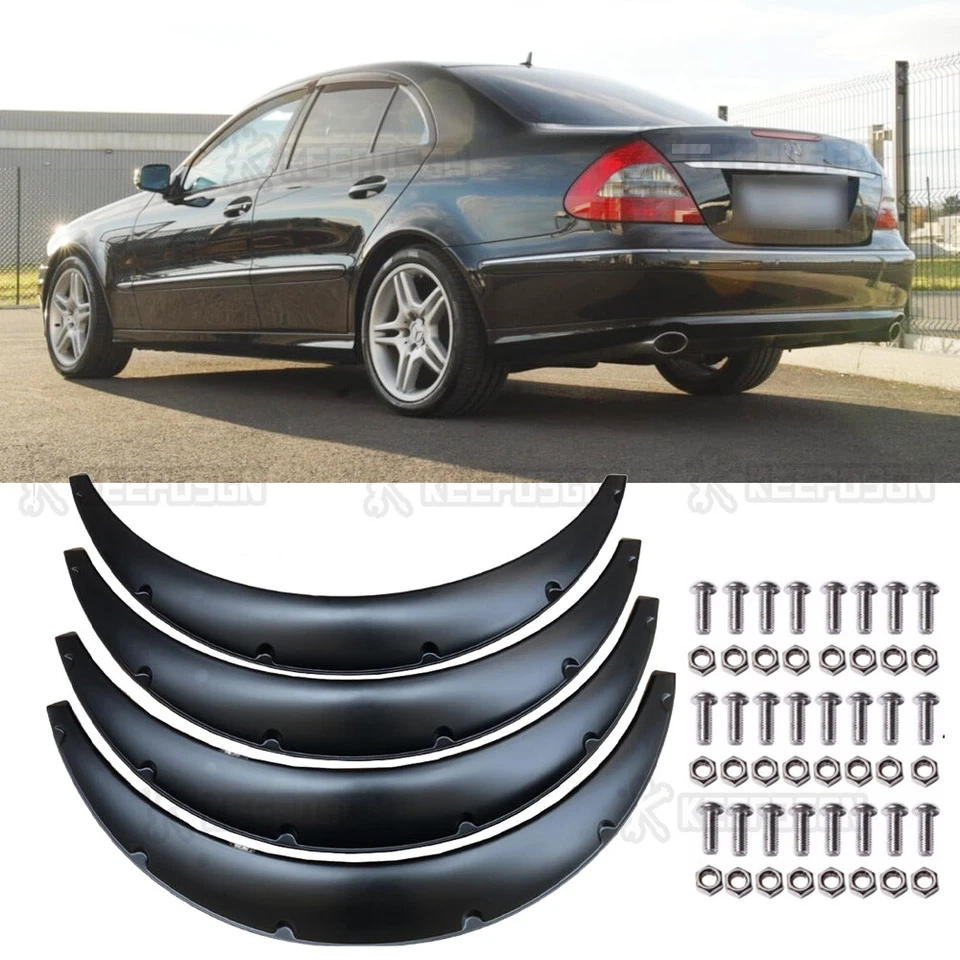 4 расширителя крыльев 900 мм широкие колесные арки для Mercedes-Benz W211 W212 E300 E350 - Изображение 1 из 4