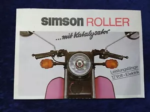 Simson SR 50, SR 80 Prospekt 4 Seiten - Picture 1 of 4