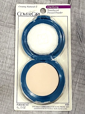 CoverGirl CREAMY NATURAL 2 ~ Clarifying Translucent Powder Acne Prone Skin  (#D2 - Image 1 of 2