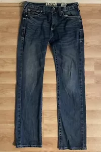 Ariat Hombre Rocker Recto M7 Denim Vaqueros Talla 33x34.5 Ajustado 33 - Imagen 1 de 9
