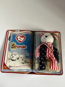 TY Beanie Babies International Bears II Spangle The Bear 1999 in box - Picture 1 of 6
