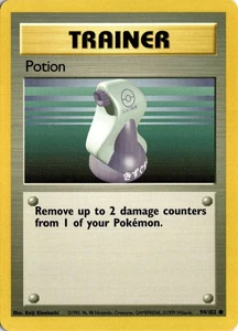 Pokémon Potion Base Set Unlimited 094/102 Common Light Play LP Card Scan Vintage - Picture 1 of 2