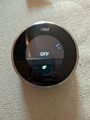 Google NEST 2nd Generation 02A Smart Thermostat - Tested & Works - Image 1 of 4