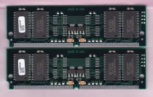 128MB 2x64MB 72-pin 60ns EDO CRUCIAL CT16M32E4M6-C8DMX Ram Memory Kit Simm 5V - Picture 1 of 2