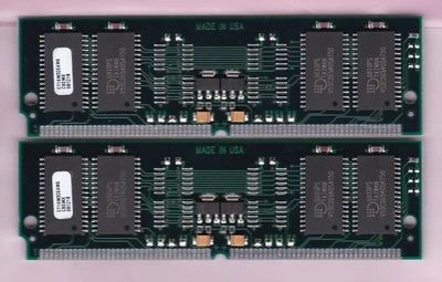 128MB 2x64MB 72-pin 60ns EDO CRUCIAL CT16M32E4M6-C8DMX Ram Memory Kit Simm 5V - Image 1 of 2