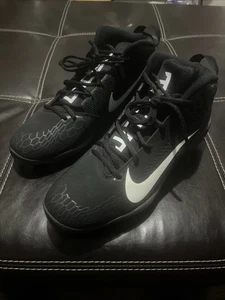 Nike Force Zoom Trout 5 Pro Mid Baseball Cleats AH3372-010 Black Men’s Size 11 - Picture 1 of 11