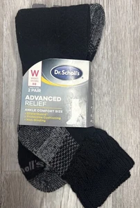 Dr Scholls Women's Ankle Advanced Relief Socks (2 Pack) - Picture 1 of 5