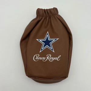 Dallas Cowboys offizielle Krone Royal Leder Reißverschluss Tasche Fußball Sammlerstück gemütlich - Bild 1 von 2