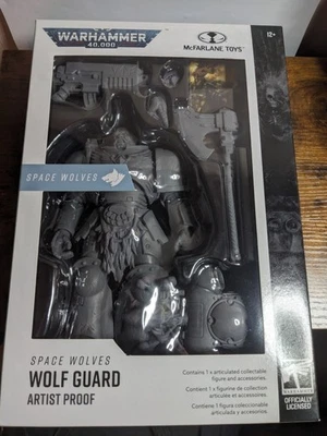 McFarlane Warhammer 40k Space Wolves Wolf Guard Artist Proof - Image 1 of 4