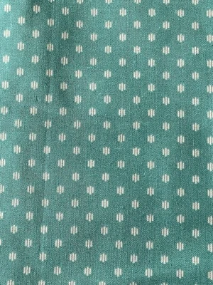 Cranston Print Works Green Fabric VIP Screen Print Cotton 1.34 Yards By 42” - Image 1 of 4