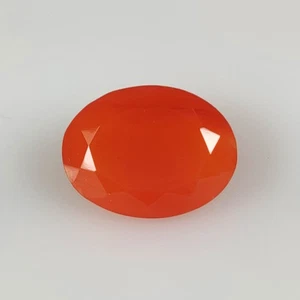 12.19 Ct Natural Orange Carnelian Oval Cut - 8745 - Picture 1 of 2