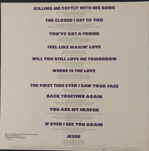 Roberta Flack - The Best Of Roberta Flack (LP, Comp, Club) (Very Good Plus (VG+) - Picture 1 of 3