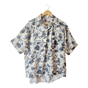 Clearwater Size L  Vintage 90's Y2K  Rayon Short Sleeve Casual Party Shirt - Bild 1 von 8