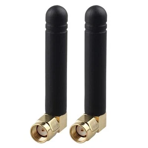 2pcs Dual Band Mini WiFi Aerial Antenna 2.4GHz 5GHz 5.8GHz 3dBi with MIMO Rig... - Picture 1 of 4