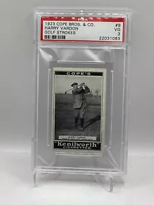 1923 Cope Bros.  Golf Strokes #9 Harry Vardon PSA 3 - Picture 1 of 2