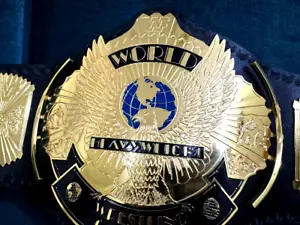 Replica wwf Winged Eagle Championship Wrestling Title Belt 4mm Brass Adult size - Picture 1 of 10
