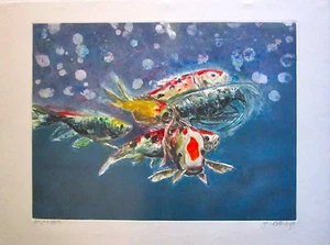 John Battenberg, "Guys and Girls, May 2008," Mixed Media Monotype - Picture 1 of 1