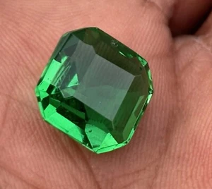 Natural 8.00 Ct Green Color Topaz Radiant Cut Brilliant Loose Gemstone O-2117 - Picture 1 of 5