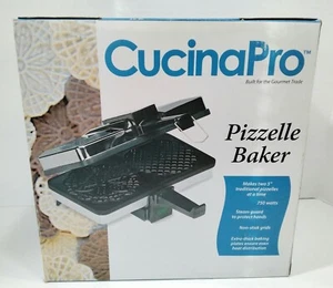 CucinaPro Pizzelle Baker 220-05NS Non-Stick Italian Waffle Iron Cookie Maker NIB - Picture 1 of 7