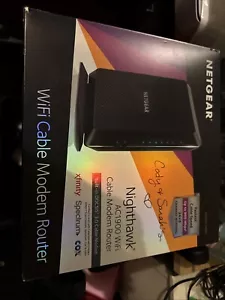 Netgear Nighthawk AC1900 Dual-Band Kabelmodem Router - Bild 1 von 4