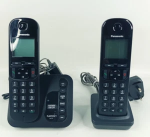 Panasonic KX-TGC220E Doble Doble Doble Teléfono Contestador Automático Auricular Inalámbrico - Imagen 1 de 15